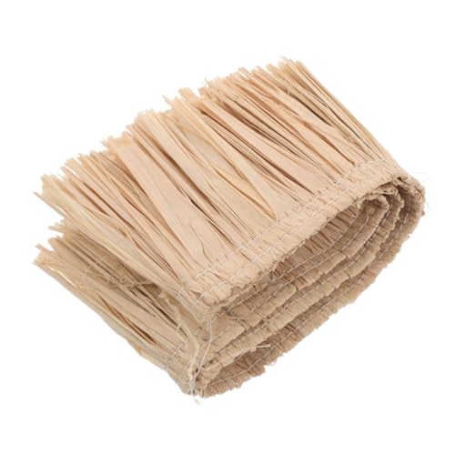 LOLIPPYY Handgefertigte Raffia Grass Quastenborte Natürliche Bastfransen für DIY Hawaiianische Partydekorationen Nachhaltige Raffia Strohkordel für Kreative Bastelprojekte und Accessoires LOLIPPYY Handgefertigte Raffia Grass Quastenborte Natürliche Bastfransen für DIY Hawaiianische Partydekorationen Nachhaltige Raffia Strohkordel für Kreative Bastelprojekte und Accessoires von LOLIPPYY