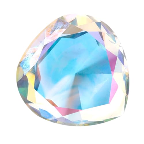 LOLIPPYY Herzförmige Harz Deko aus Harz mit Funkelndem Künstlichen Schmuckstein für Nagelkunst Fotorequisiten Hochzeit Party Büro und Wohnraum Langlebige Kreative Nagelstudio Dekoration von LOLIPPYY
