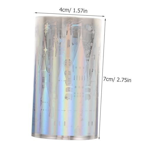 LOLIPPYY Holografisches Scrapbooking Klebeband Dekoratives Masking Tape für DIY Journal Sticker Geschenkverpackung Scrapbook Aufkleber für Kreative Bastelprojekte LOLIPPYY Holografisches Scrapbooking Klebeband Dekoratives Masking Tape für DIY Journal Sticker Geschenkverpackung Scrapbook Aufkleber für Kreative Bastelprojekte von LOLIPPYY