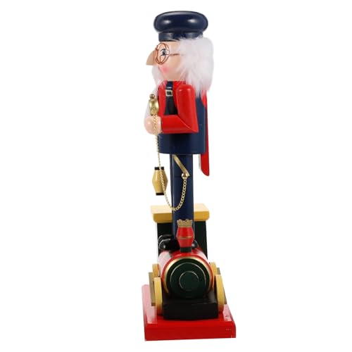 LOLIPPYY Holz Figurine Weihnachtsdeko Holzfigur Soldat Ornament Xmas Party Dekoration Geschenkidee Festlich für Tisch Regal von LOLIPPYY