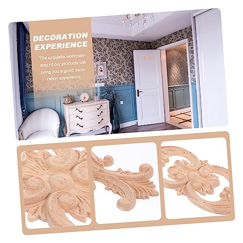 LOLIPPYY Holz Geschnitzte Applikation Kreative Möbelverzierung Langlebiges Kamin Klassische Holzornamente für Schrank Kommode Wohnzimmertisch Einfache Montage Kunstvolle Holzdekoration LOLIPPYY Holz Geschnitzte Applikation Kreative Möbelverzierung Langlebiges Kamin Klassische Holzornamente für Schrank Kommode Wohnzimmertisch Einfache Montage Kunstvolle Holzdekoration von LOLIPPYY
