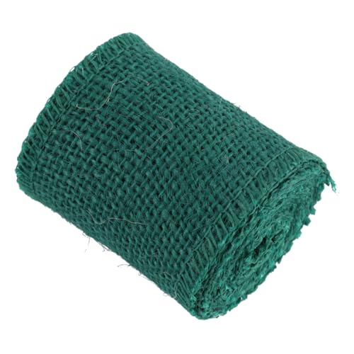 LOLIPPYY Jute Burlap Band Rolle Dunkelgrün Naturmaterial Umweltfreundlich für Weihnachtsdeko Kränze Geschenkverpackung und Bastelprojekte LOLIPPYY Jute Burlap Band Rolle Dunkelgrün Naturmaterial Umweltfreundlich für Weihnachtsdeko Kränze Geschenkverpackung und Bastelprojekte von LOLIPPYY