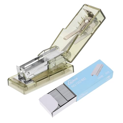 LOLIPPYY Kleiner Transparenter Kunststoff Heftgerät Tragbarer Mini Tacker für Büro und Schule Leichter Handlicher Desktop Hefter mit Präziser Heftfunktion für Schüler und Bürobedarf LOLIPPYY Kleiner Transparenter Kunststoff Heftgerät Tragbarer Mini Tacker für Büro und Schule Leichter Handlicher Desktop Hefter mit Präziser Heftfunktion für Schüler und Bürobedarf von LOLIPPYY