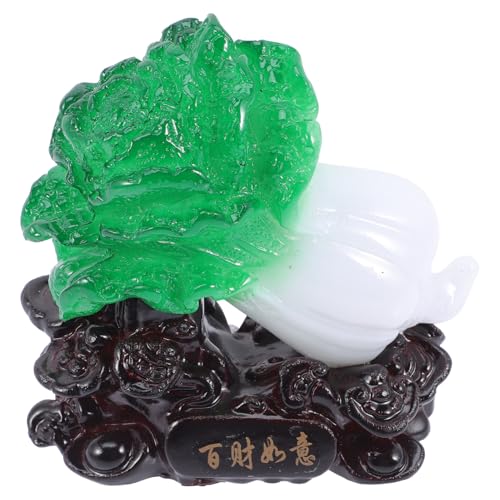 LOLIPPYY Kreative Jade imitat Chinakohl Deko aus Harz Stilvolle Schreibtisch Bürodekoration Feng Shui Glücksbringer für Wohnzimmer Empfang und Grün LOLIPPYY Kreative Jade imitat Chinakohl Deko aus Harz Stilvolle Schreibtisch Bürodekoration Feng Shui Glücksbringer für Wohnzimmer Empfang und Grün von LOLIPPYY