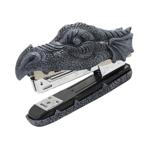 LOLIPPYY Kreativer Drachen heftgerät Kompakte Tragbar Bürobedarf Schreibwaren Für Schule Zuhause Büro Paper Stapling Tool Decorative Stapler LOLIPPYY Kreativer Drachen heftgerät Kompakte Tragbar Bürobedarf Schreibwaren Für Schule Zuhause Büro Paper Stapling Tool Decorative Stapler von LOLIPPYY