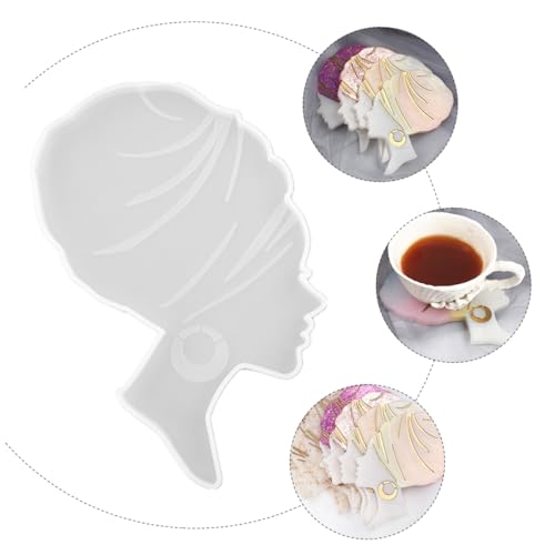 LOLIPPYY Lady Coaster Mold Silikonform für DIY Epoxidharz Untersetzer Unregelmäßige Form zum Basteln mit Trockenblumen und Glitzer für Individuelle Tischdekoration LOLIPPYY Lady Coaster Mold Silikonform für DIY Epoxidharz Untersetzer Unregelmäßige Form zum Basteln mit Trockenblumen und Glitzer für Individuelle Tischdekoration von LOLIPPYY