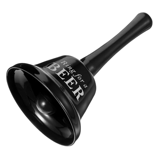 LOLIPPYY Lautes Handglocke Metall Buchstaben Handrassel Party Glocke für Junggesellenabschied Bar Service Glocke für Spiel und Unterhaltung von LOLIPPYY