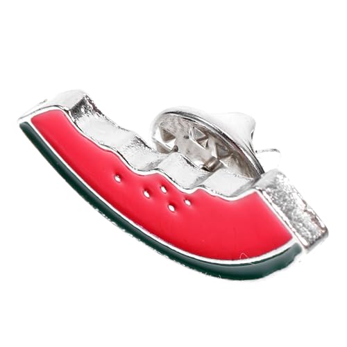 LOLIPPYY Legierungs-wassermelonen-brosche Brosche Anstecknadel Für Männer Bunte Broschenstifte Schalkragen-clips Zubehör Für Die Herstellung Von Diy-stickbroschen Pulloverbrosche Rot von LOLIPPYY