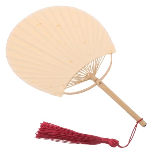 LOLIPPYY Leichter Handgehaltener Bambusfächer mit Quaste Nachhaltiger Orientalischer Mini Fächer für Tanz Fotografie Hochzeit Partydeko Tragbar und Kompakt LOLIPPYY Leichter Handgehaltener Bambusfächer mit Quaste Nachhaltiger Orientalischer Mini Fächer für Tanz Fotografie Hochzeit Partydeko Tragbar und Kompakt von LOLIPPYY