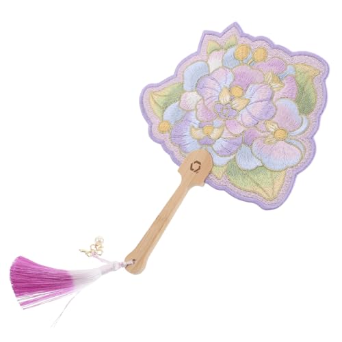 LOLIPPYY Leichter und Tragbarer Handfächer aus Holz für Hochzeiten Tanzaufführungen und Festliche Anlässe für Stilvolle Kühlung und Dekoration von LOLIPPYY
