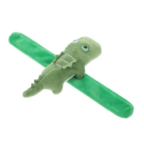 LOLIPPYY Lustiges Krokodil-plüsch-schlagarmband, Einfach Zu Tragen, Tierarmband, Schlagarmband, Stofftierspielzeug, Niedliches Schnapparmband, Plüsch-schnapparmband von LOLIPPYY
