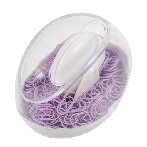 LOLIPPYY Magnetische Herz Papierklammern Kleiner Organizer mit Halter Box Mini Büroklammern Lesezeichen Für Schule Büro Zuhause Effiziente Dokumentenorganisation von LOLIPPYY