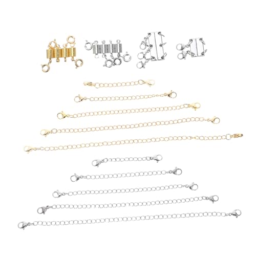 LOLIPPYY Magnetische Zubehörschnalle Magnetverschlüsse Für Halsketten Multi-halsketten-layering-verschluss Magnetische Halskettenverschlüsse Schmuckverschlüsse Eisen von LOLIPPYY