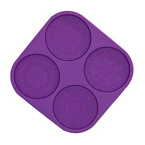 LOLIPPYY Mandala Silikonform für Untersetzer Hochwertige Silikonform für DIY Epoxidharz Langlebig und Einfach zu Entformen für und Servierplatten von LOLIPPYY