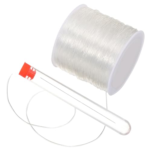 LOLIPPYY Manuelles Perlenfädel mit Elastischem Schmuckfaden Transparent Inklusive DIY Perlennadeln für Armbänder und Schmuckherstellung Schnur Basteln Zubehör von LOLIPPYY