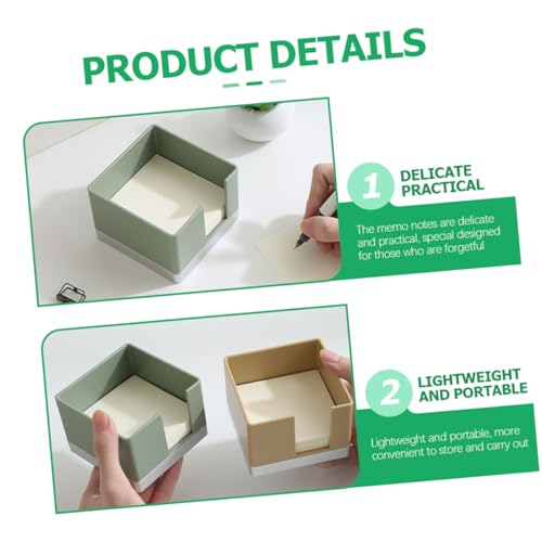 LOLIPPYY Memo Pad Organizer mit Memo papier Vielseitige Schreibtisch aufbewahrungsbox für Büro und Schule für Notizen Termine und Organisationshilfe in Pastellgrün LOLIPPYY Memo Pad Organizer mit Memo papier Vielseitige Schreibtisch aufbewahrungsbox für Büro und Schule für Notizen Termine und Organisationshilfe in Pastellgrün von LOLIPPYY