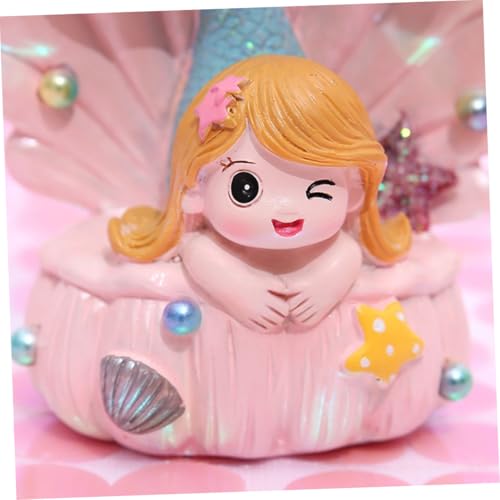 LOLIPPYY Mermaid Cake Topper mit Perlen Resin Tortendekoration Meerjungfrau Langlebige Desktop Deko für Geburtstagsparty Schlafende Perlen Prinzessin Design LOLIPPYY Mermaid Cake Topper mit Perlen Resin Tortendekoration Meerjungfrau Langlebige Desktop Deko für Geburtstagsparty Schlafende Perlen Prinzessin Design von LOLIPPYY