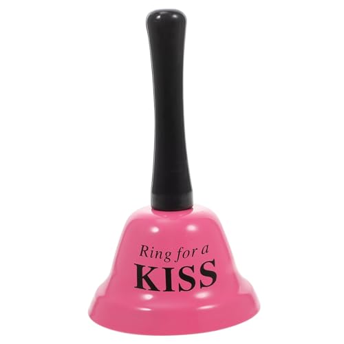 LOLIPPYY Metal Party Bell Kreative Buchstaben Handglocke Klarer Klang Lauter Service Klingel für Bar Junggesellenabschied Spielspaß von LOLIPPYY