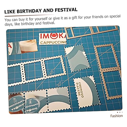 LOLIPPYY Metal Stanzschablonen Langlebigem Stahl Präzise Stanzformen für DIY Briefmarken Prägefolder zum Basteln Albumdekoration und Kreative Handwerksprojekte von LOLIPPYY