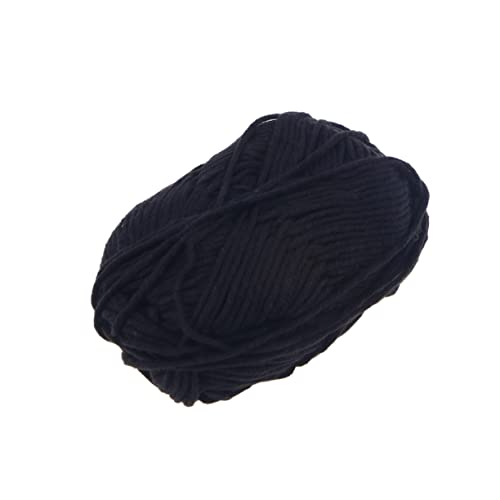 LOLIPPYY Milch-Baumwoll-Garn Garn zum Häkeln Schal Stoff Schwarz klobige Wolle zum Stricken scarf hand knitting crochet braids knitting wool Strickgarn Baumwollgarn zum Stricken Black LOLIPPYY Milch-Baumwoll-Garn Garn zum Häkeln Schal Stoff Schwarz klobige Wolle zum Stricken scarf hand knitting crochet braids knitting wool Strickgarn Baumwollgarn zum Stricken Black von LOLIPPYY