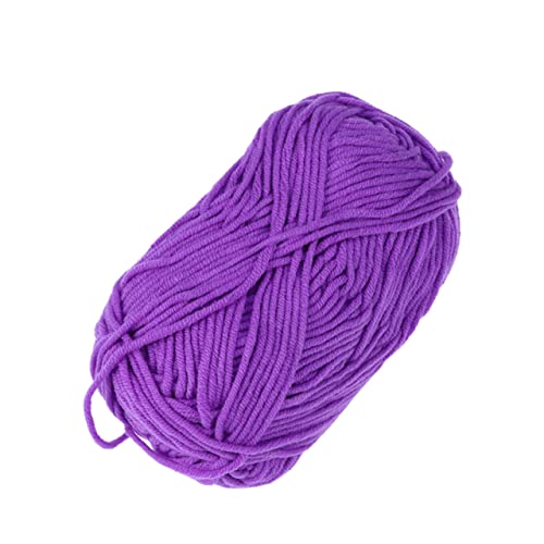 LOLIPPYY Milch-Baumwoll-Garn sperriges Garn Anfängergarn zum Häkeln Baumwolle Stricken grobe Strickwolle Gewebte Milchgarn Schal lila klobig scarf Baumwollgarn zum Häkeln Strickgarn Violett LOLIPPYY Milch-Baumwoll-Garn sperriges Garn Anfängergarn zum Häkeln Baumwolle Stricken grobe Strickwolle Gewebte Milchgarn Schal lila klobig scarf Baumwollgarn zum Häkeln Strickgarn Violett von LOLIPPYY