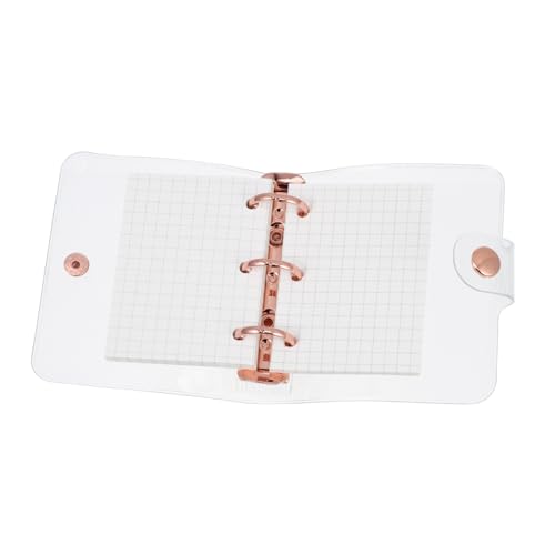 LOLIPPYY Mini Notizbuch Ringbuch Rosegold mit einzelnen Blättern und Aufbewahrungstaschen Tragbares Scrapbook für Schüler und Tagebuch Multifunktionales Handliches Notizheft LOLIPPYY Mini Notizbuch Ringbuch Rosegold mit einzelnen Blättern und Aufbewahrungstaschen Tragbares Scrapbook für Schüler und Tagebuch Multifunktionales Handliches Notizheft von LOLIPPYY