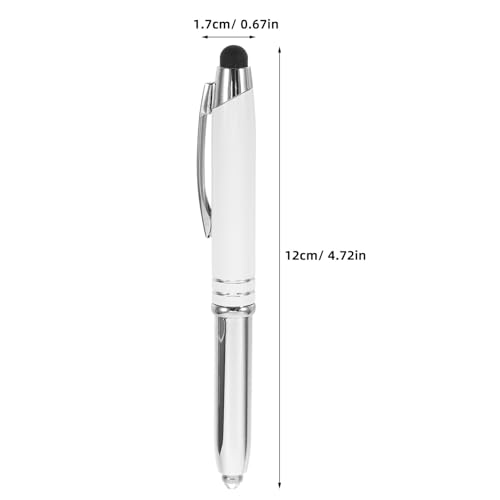 LOLIPPYY Multifunktionaler Stylus Pen mit LED licht Feine Spitze Kapazitiver Touchscreen stift für Tablet und Handy Reibungsloser Kugelschreiber für Täglichen Gebrauch Weiß LOLIPPYY Multifunktionaler Stylus Pen mit LED licht Feine Spitze Kapazitiver Touchscreen stift für Tablet und Handy Reibungsloser Kugelschreiber für Täglichen Gebrauch Weiß von LOLIPPYY