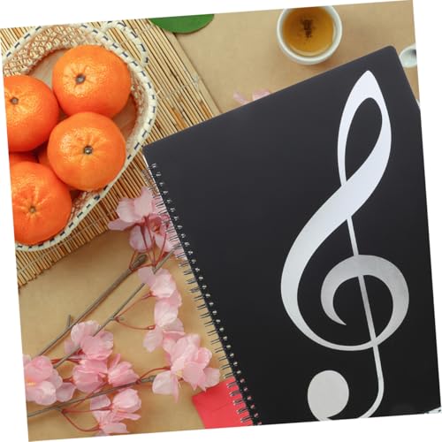 LOLIPPYY Musik Notenmappe aus Stabilem Material Praktischer Dokumenten Organizer Multifunktionale Aktenablage für Notenblätter Testpapiere für Schule Büro und Musiker Tragbar mit Kreativem von LOLIPPYY