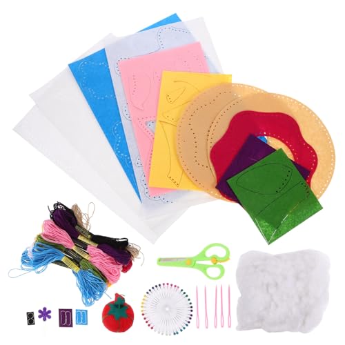 LOLIPPYY Nähset Einhorn DIY Bastelset für Mädchen Handarbeit Kreativset mit Filz Tier Motiven Fördert Feinmotorik und Selbstvertrauen für Kindergeburtstag und Heimdekoration LOLIPPYY Nähset Einhorn DIY Bastelset für Mädchen Handarbeit Kreativset mit Filz Tier Motiven Fördert Feinmotorik und Selbstvertrauen für Kindergeburtstag und Heimdekoration von LOLIPPYY