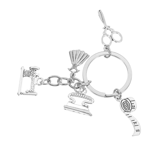 LOLIPPYY Nähwerkzeuge Taschenanhänger Schlüsselanhänger Schlüsselanhänger Schlüsselbund Nähen Kreativer Schlüsselanhänger Metallschlüsselketten Kreative Schlüsselanhänger Legierung von LOLIPPYY