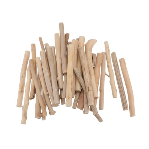 LOLIPPYY Natürliche Kleine Holzstäbe Kompakte Holzblöcke Langlebiges DIY Material Glatte Oberfläche für Bastelprojekte und Handwerk von LOLIPPYY