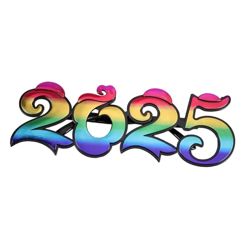 LOLIPPYY Neujahrs Partybrille mit Zahlen Design Leichte Fotokabinen Requisite Lustige Tanzbrille für Erwachsene Kompakte für Silvester Feiern und Neujahrsdekorationen LOLIPPYY Neujahrs Partybrille mit Zahlen Design Leichte Fotokabinen Requisite Lustige Tanzbrille für Erwachsene Kompakte für Silvester Feiern und Neujahrsdekorationen von LOLIPPYY