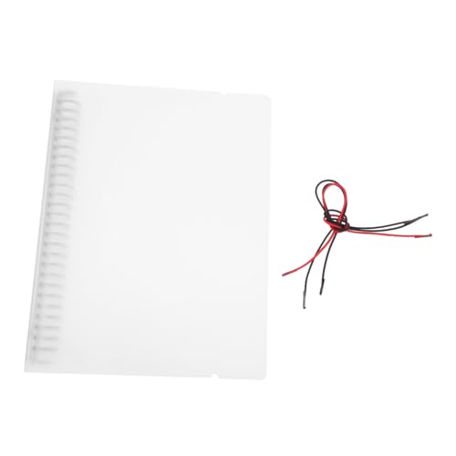 LOLIPPYY Notizbuch Hülle Halbtransparente PP Binder Cover Nachfüllbar Ringbuch Organizer Leicht Handlich für Studium Büro Geschenk von LOLIPPYY