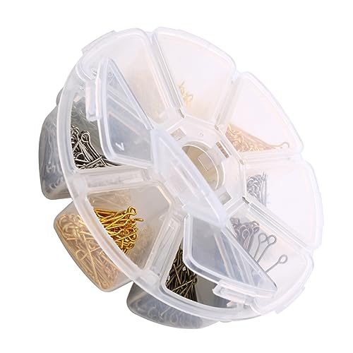 LOLIPPYY Ohrring DIY Zubehör Augenstifte Box mit Verschiedenen Farben für Schmuckherstellung Langlebig und Wiederverwendbar für Armbänder von LOLIPPYY
