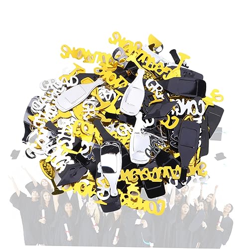 LOLIPPYY Packungen Graduation Konfetti Mix Kreative Partydeko für Abschlussfeier Buntes Streudekor für Tisch und Einladungen Feiergestaltung von LOLIPPYY
