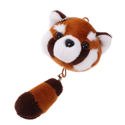 LOLIPPYY Plüsch Waschbär Schlüsselanhänger Süßes Leichtes Hängedekor mit Kette Weicher Rucksack Taschenanhänger Niedliches Geschenk und Wohnraumdekoration von LOLIPPYY