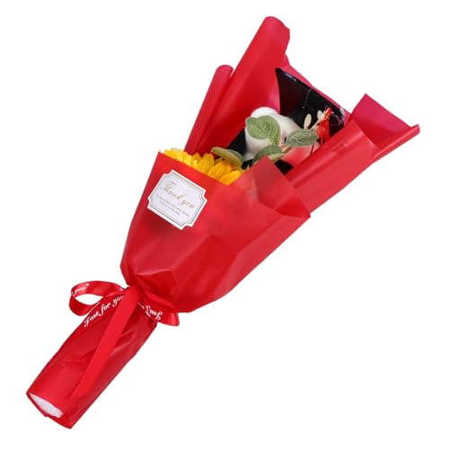LOLIPPYY Plüschbär Abschlussblumenstrauß mit Sonnenblume und Doktorhut Kuscheliges Abschlussgeschenk für Schul und Hochschulgraduierung Dekorativer Stofftierstrauß für Feierlichkeiten LOLIPPYY Plüschbär Abschlussblumenstrauß mit Sonnenblume und Doktorhut Kuscheliges Abschlussgeschenk für Schul und Hochschulgraduierung Dekorativer Stofftierstrauß für Feierlichkeiten von LOLIPPYY