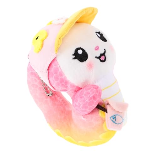 LOLIPPYY Plüschpuppe „Jahr Der Schlange“. Streich Feng-Shui-schlüsselanhänger Flauschiger Schlangen-schlüsselanhänger Schildkröte Stofftier Zum Aufhängen Charme Bausatz Rosa Pp Baumwolle LOLIPPYY Plüschpuppe „Jahr Der Schlange“. Streich Feng-Shui-schlüsselanhänger Flauschiger Schlangen-schlüsselanhänger Schildkröte Stofftier Zum Aufhängen Charme Bausatz Rosa Pp Baumwolle von LOLIPPYY