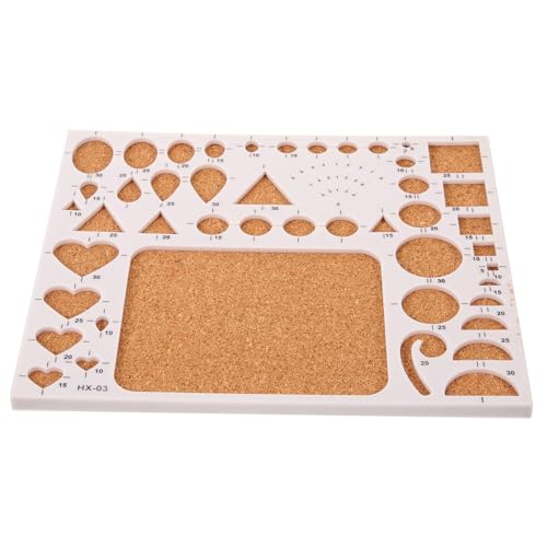 LOLIPPYY Präzises Quilling Vorlage Board Kork Wiederverwendbares DIY Papierrollen Werkzeug für Kreative Bastelarbeiten Langlebig und Formstabil für Anfänger und Quilling Enthusiasten von LOLIPPYY