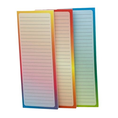LOLIPPYY Praktischer Magnetischer Notizblock mit Farbverlauf pro Block Stabile Rückseite für Kühlschrank und Whiteboard Dekoratives Memo Pad für Büro und Zuhause LOLIPPYY Praktischer Magnetischer Notizblock mit Farbverlauf pro Block Stabile Rückseite für Kühlschrank und Whiteboard Dekoratives Memo Pad für Büro und Zuhause von LOLIPPYY