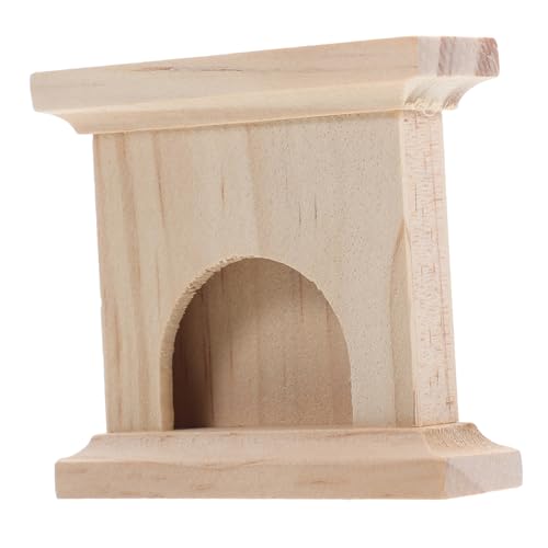 LOLIPPYY Puppenhaus Kamin Holz Puppenhaus Zubehör Für Miniaturmöbel Dekoratives Kaminzubehör Für Puppenhaus LOLIPPYY Puppenhaus Kamin Holz Puppenhaus Zubehör Für Miniaturmöbel Dekoratives Kaminzubehör Für Puppenhaus von LOLIPPYY