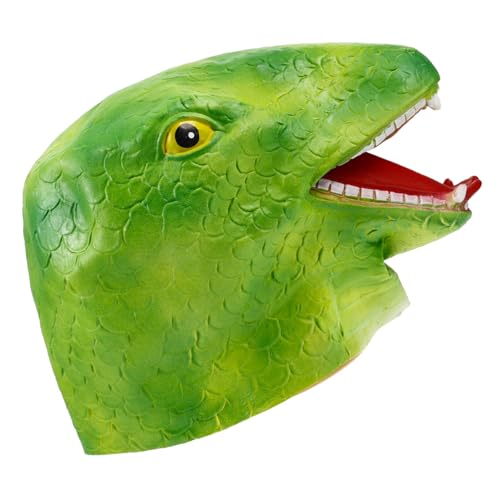 LOLIPPYY Realistische Schlangenmaske Cosplay Festival Kopfschmuck Halloween Kostüm Party Zubehör für Karneval und Maskenball von LOLIPPYY