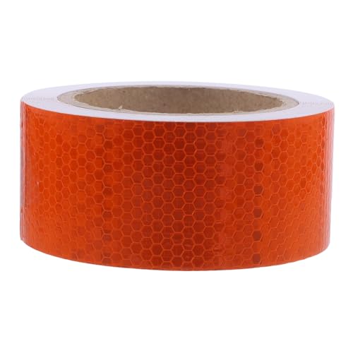 LOLIPPYY Reflektierendes Warnband Orange Selbstklebendes Pvc Sicherheitsband für Außenbereich Langlebig Vielseitig Einsetzbar Hochsichtbar für Fahrzeuge Anhänger Markierungen Schnelle LOLIPPYY Reflektierendes Warnband Orange Selbstklebendes Pvc Sicherheitsband für Außenbereich Langlebig Vielseitig Einsetzbar Hochsichtbar für Fahrzeuge Anhänger Markierungen Schnelle von LOLIPPYY