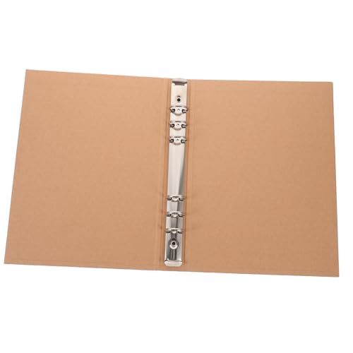 LOLIPPYY Ringbuch Hülle Kraftpapier Wiederverwendbar Schützend Notizbuch Umschlag Ring Ordner Cover für Bürobedarf und Scrapbook Organizer von LOLIPPYY