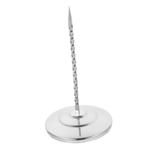 LOLIPPYY Robuster Bonhalter aus Edelstahl für und Küche Praktischer Rechnungsspender Multifunktionaler Desktop Organizer für Restaurant Bar Büro und Milchtee Shop Langlebiger Memo und LOLIPPYY Robuster Bonhalter aus Edelstahl für und Küche Praktischer Rechnungsspender Multifunktionaler Desktop Organizer für Restaurant Bar Büro und Milchtee Shop Langlebiger Memo und von LOLIPPYY