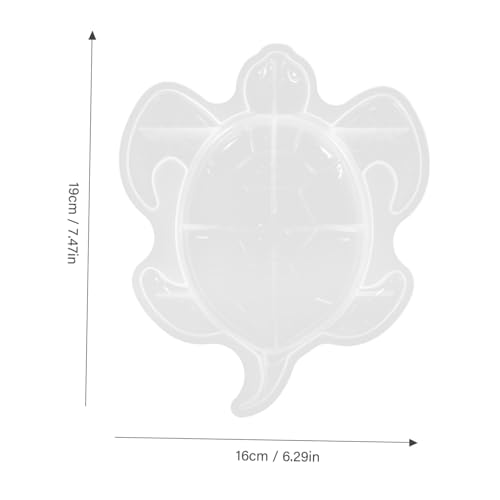 LOLIPPYY Schildkröten Silikonform DIY Gießform für Epoxidharz Gussform Flexibles Silikon für Wanddekor Basteln DIY Zubehör Praktische Schildkrötenform von LOLIPPYY