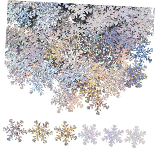 LOLIPPYY Schneeflocken glitzerpailletten für DIY Basteln Funkelndes Weihnachtsdeko konfetti Irisierende Winter schneeflocken zum Verzieren von Schmuck Kleidung und Festlichen Ornamenten LOLIPPYY Schneeflocken glitzerpailletten für DIY Basteln Funkelndes Weihnachtsdeko konfetti Irisierende Winter schneeflocken zum Verzieren von Schmuck Kleidung und Festlichen Ornamenten von LOLIPPYY