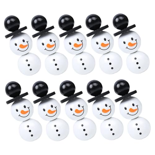 LOLIPPYY Schneemann Holzperlen Teilig Große DIY Armband Perlen für Schmuckherstellung Weihnachten Winterdeko Weihnachtsbasteln LOLIPPYY Schneemann Holzperlen Teilig Große DIY Armband Perlen für Schmuckherstellung Weihnachten Winterdeko Weihnachtsbasteln von LOLIPPYY