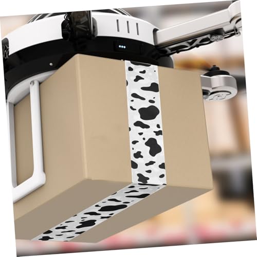 LOLIPPYY Schwarz weißes Milchmuster Klebeband Bopp Verpackungsband Stark Haftend Vielseitig Einsetzbar für Kartonversiegelung Büro Schule DIY Dekoration LOLIPPYY Schwarz weißes Milchmuster Klebeband Bopp Verpackungsband Stark Haftend Vielseitig Einsetzbar für Kartonversiegelung Büro Schule DIY Dekoration von LOLIPPYY