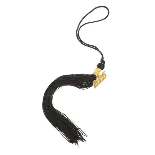 LOLIPPYY Schwarze Abschlussquaste mit Charm Stylische Abschlusskappen Dekoration für Graduation Day Hochwertige und Langlebige Tassel für Unvergessliche Feierlichkeiten LOLIPPYY Schwarze Abschlussquaste mit Charm Stylische Abschlusskappen Dekoration für Graduation Day Hochwertige und Langlebige Tassel für Unvergessliche Feierlichkeiten von LOLIPPYY